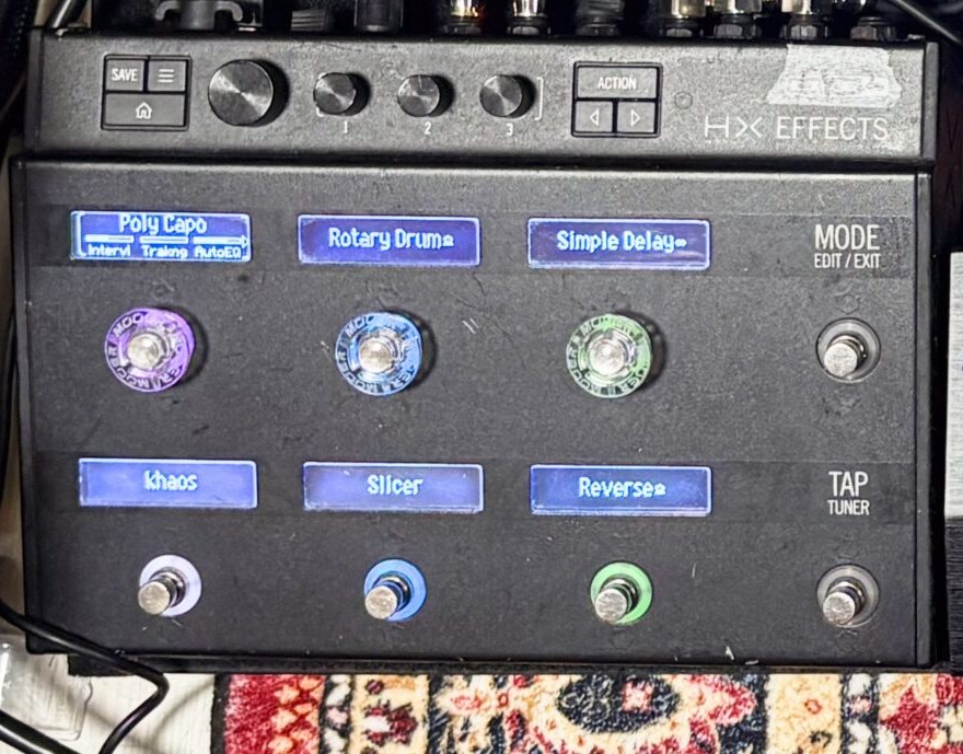 HX Effectsのフットスイッチ